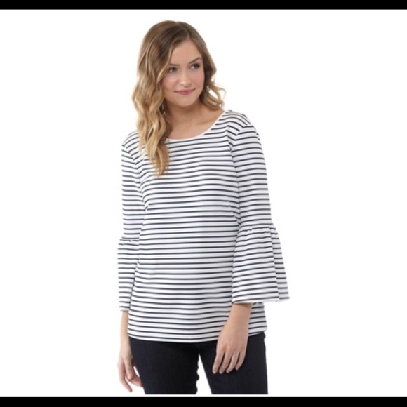 KENSIE STRETCH CREPE TOP - Picture 1 of 4